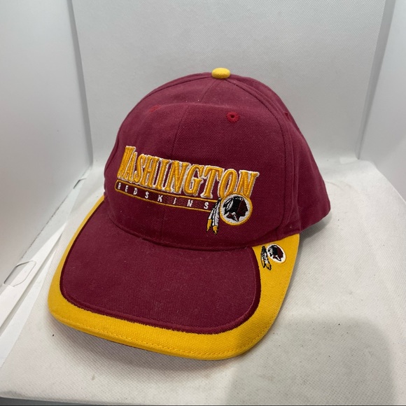 Vintage 90's WASHINGTON REDSKINS Hat Adjustable Youth Cap - Picture 1 of 7